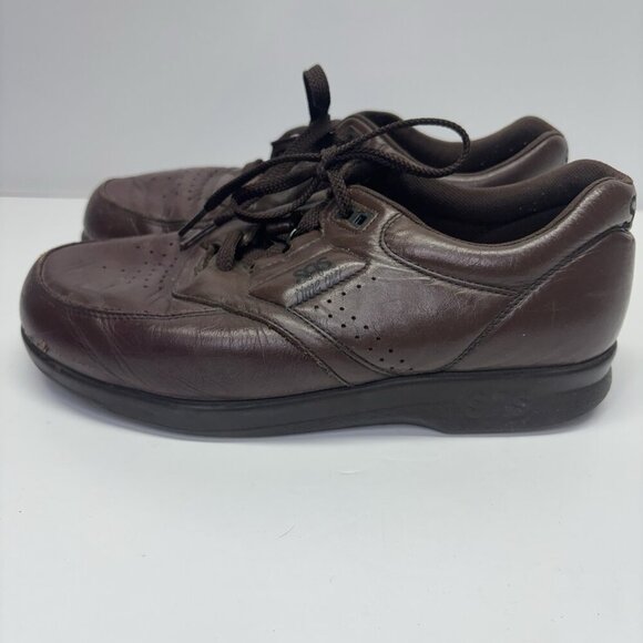 SAS Time Out Mens Comfort Shoes / Antique Walnut Leather / Sz 7.5 M Brown Nurse - Picture 8 of 13
